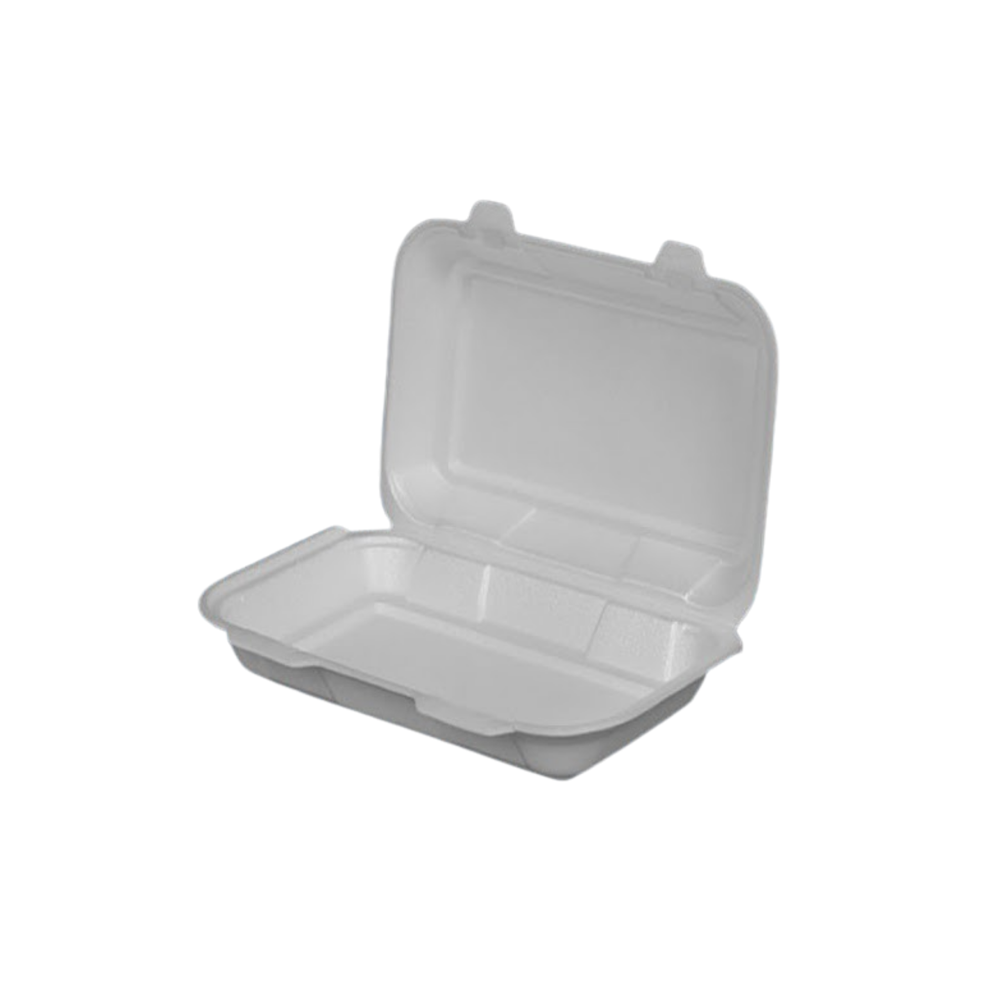 Orta Kapaklı Köpük Sandviç Kabı